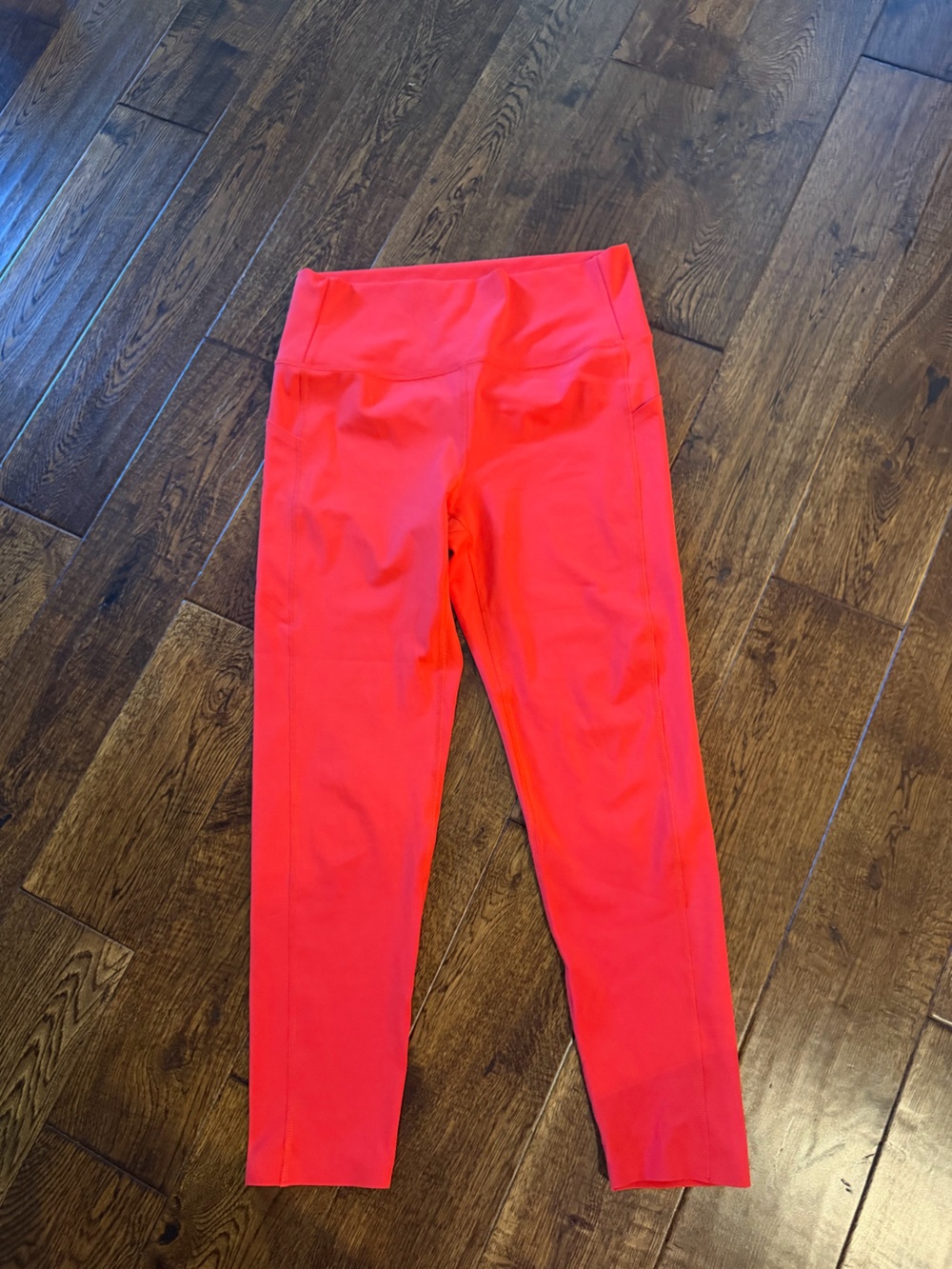 Bright Coral Active Leggings